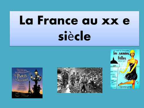 20th century France | Teaching Resources