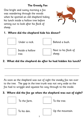 four ks12 reading comprehension booklets 2 fiction and 2 non fiction