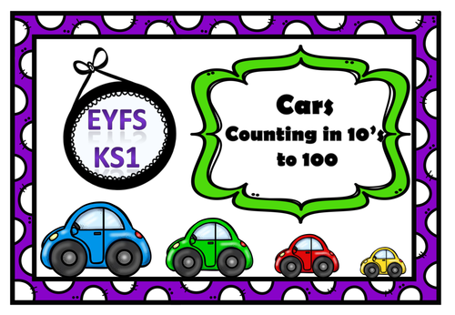 Counting in 10's:-Theme Cars