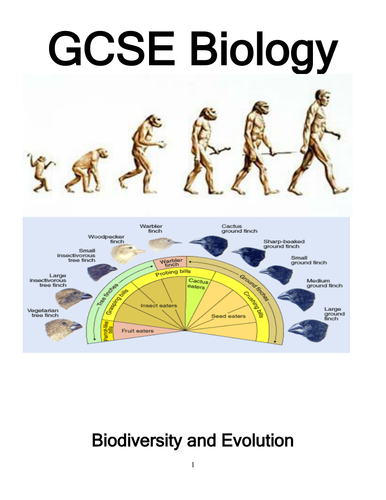 GCSE: Evolution, Selective breeding, variation, biodiversity & threats to biodiversity: 3 RESOURCES