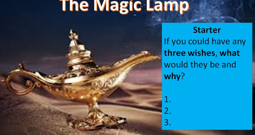 The Magic Lamp - Creative Writing