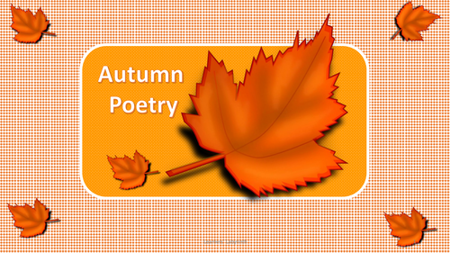 Autumn Poetry | Teaching Resources