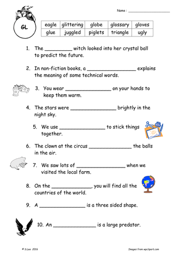 GL Blends worksheets | Teaching Resources