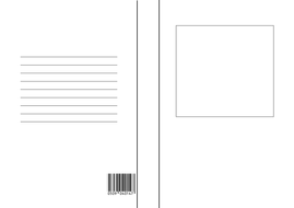 Blank Book Cover Template For Display English Pshe Etc Teaching Resources