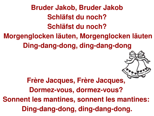 Bruder Jakob lyrics