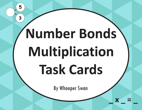 Number Bonds: Multiplication Task Cards
