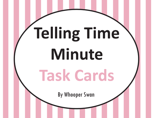 Telling Time Task Cards Bundle | Teaching Resources
