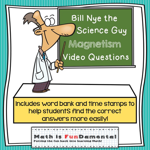 bill-nye-video-questions-magnetism-w-time-stamp-word-bank-and-answer-key-teaching-resources