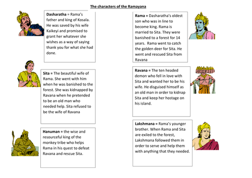 The Ramayana by - UK Teaching Resources - TES