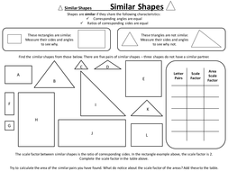 Similar Shapes | Teaching Resources