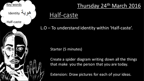 Half-Caste by John Agard - Outstanding Lesson