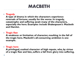 macbeth thesis statement tragic hero