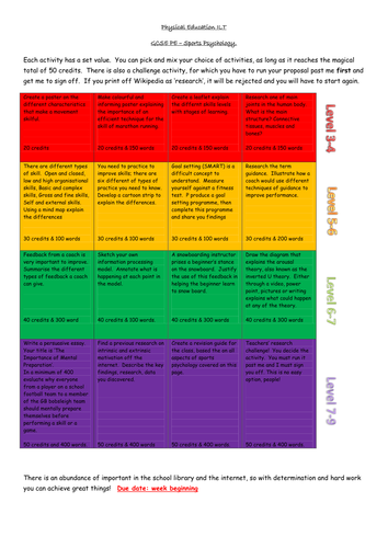 Physical education assignment pdf picture