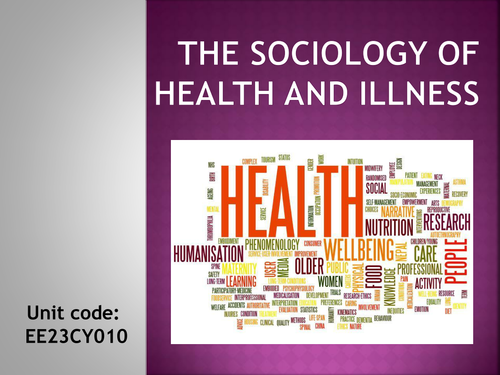 Sociology- Introduction to health,  Inequalities in health (ethnicity)