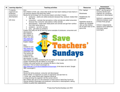 Online Activities On Identifying Producers Consumers And Decomposers Ks1 Lesson Plan And Worksheet Teaching Resources