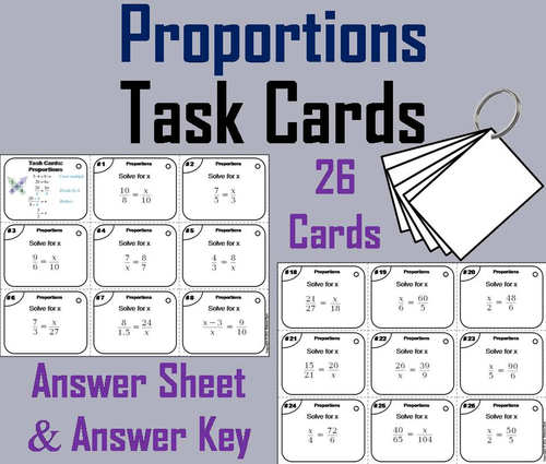 Proportions Task Cards