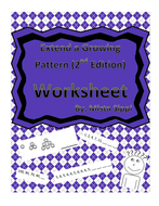 Extend a Growing Pattern Printable Worksheet (2nd Edition) | Teaching