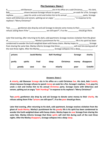 A Christmas Carol - Charles Dickens - Complete Presentation - AQA New Specification