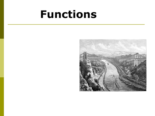 Functions and graphs