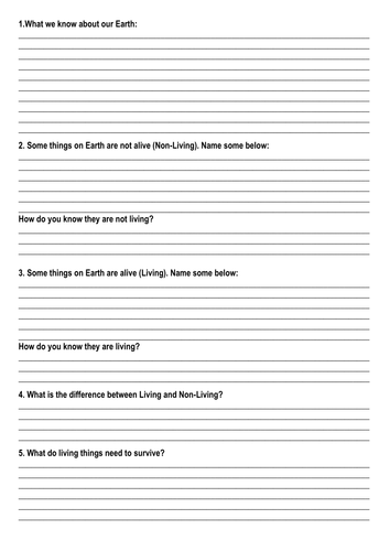 Earth worksheet | Teaching Resources