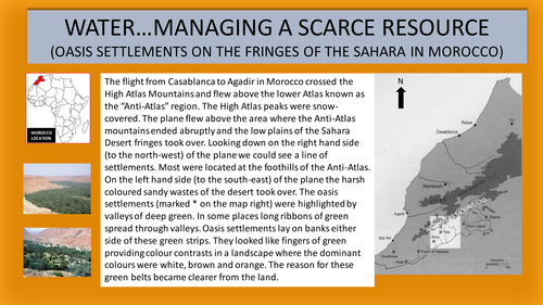 Management of water a scarce resource in Morocco | Teaching Resources