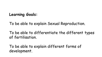 Animal Sexual Reproduction by mightygus | Teaching Resources