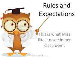 Rules And Expectations For Your Classroom By Nwick19 Teaching