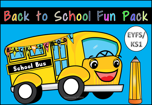 Back to School Fun Book