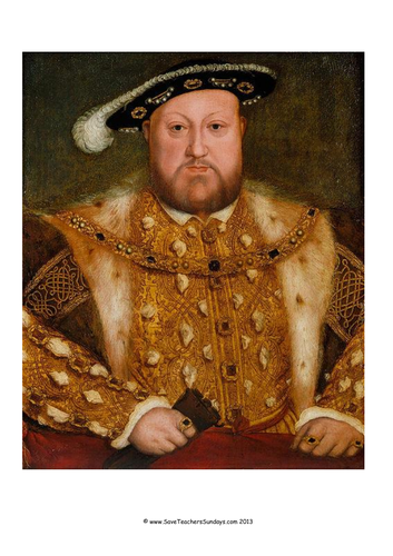 Henry VIII KS1 Lesson Plan, Biography and Worksheets (2 levels of ...