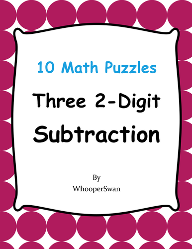 Three 2-Digit Subtraction Puzzles