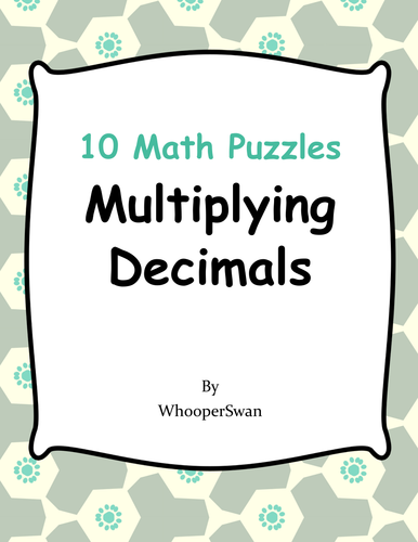 Multiplying Decimals Puzzles