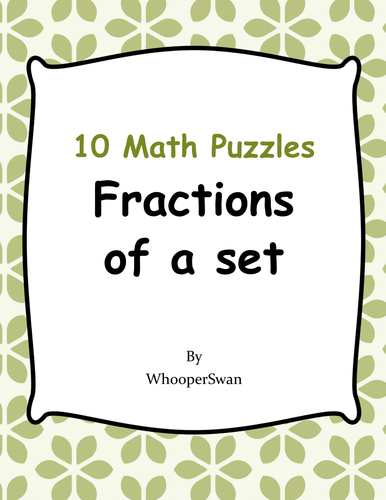 Fractions of a Set Puzzles