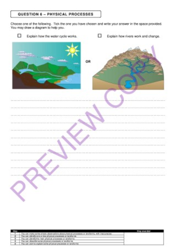 geography ks3 baseline assessment test for year 7 full preview copy