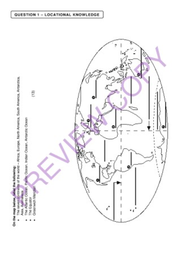 geography ks3 baseline assessment test for year 7 full preview copy