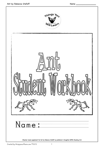 Ant Student Workbook