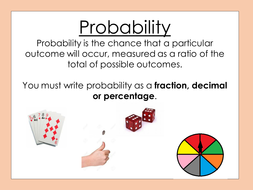 Posters - Probability Displays | Teaching Resources