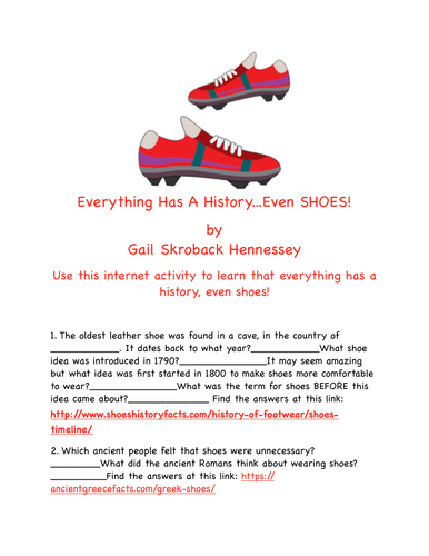 History of sales shoes pdf