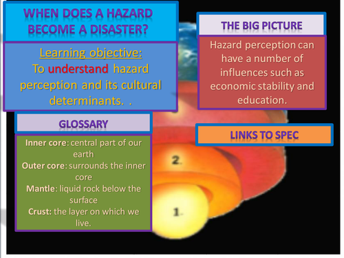 NEW AQA A LEVEL GEOGRAPHY hazard perception.