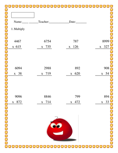 seven-multiplication-worksheets-for-ks3-teaching-resources