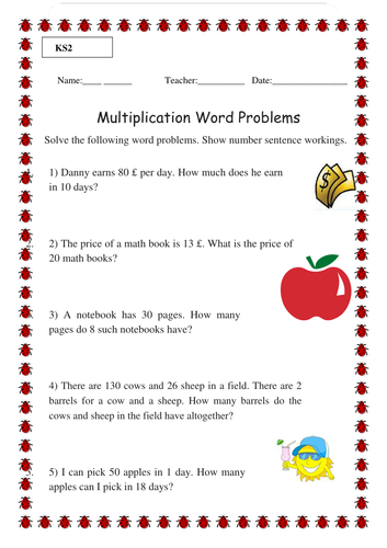 Multiplication Worksheets Ks2 Tes