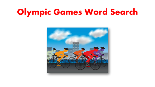 Olympic Games Word Search