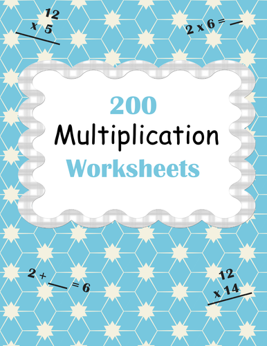 Multiplication Worksheets