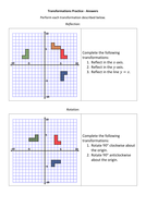 Transformations Practice 