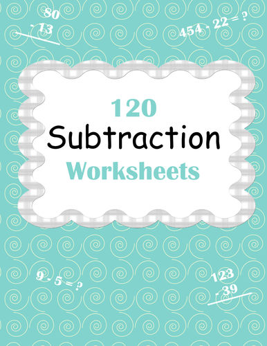 Subtraction Worksheets