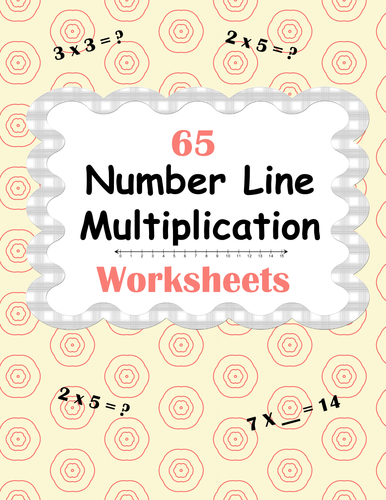 Number Line Multiplication Worksheets