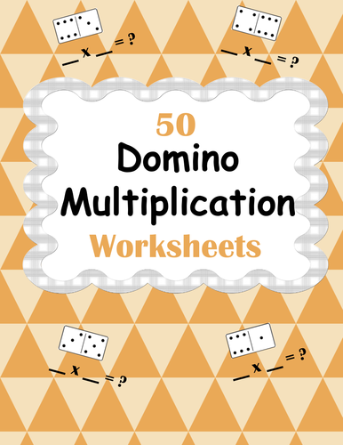 Domino Multiplication Worksheets