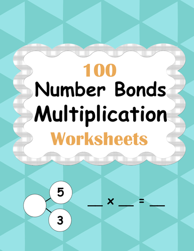 Number Bonds: Multiplication Worksheets