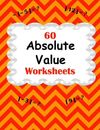 Absolute Value Worksheets