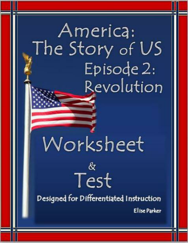 America the Story of US Episode 2 Quiz and Worksheet: "Revolution