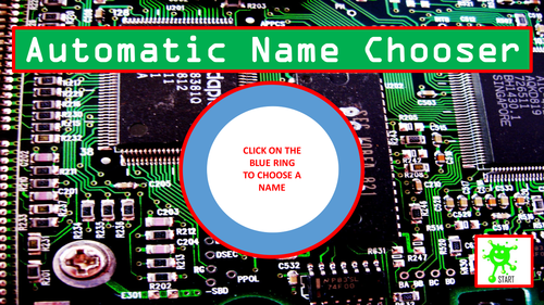 Back to school. Automatic Student Name Chooser